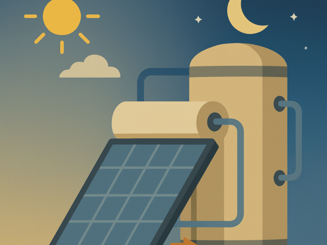 A Água Permanece Aquecida Durante a Noite ou Quando Não Houver Insolação?