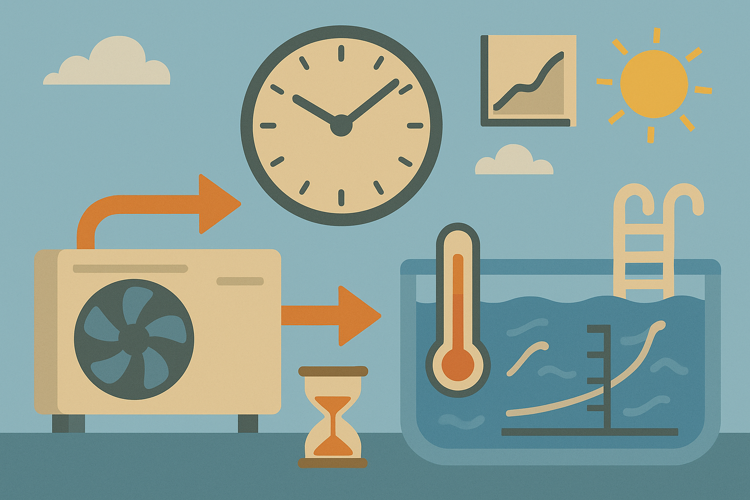 Quanto Tempo Leva para uma Bomba de Calor Aquecer a Piscina?