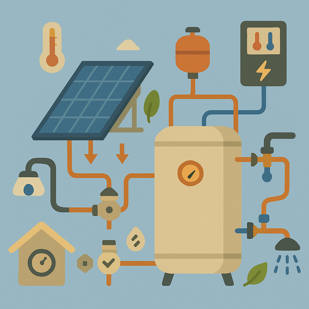 Quais São os Principais Componentes de um Sistema de Aquecimento Solar?